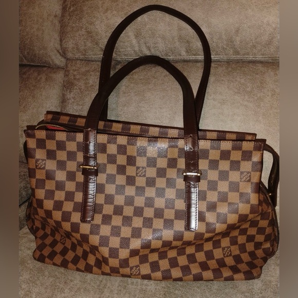 Louis Vuitton Damier Ebene Chelsea Tote Bag TH0023 Authenticated 🤎 - Picture 5 of 12